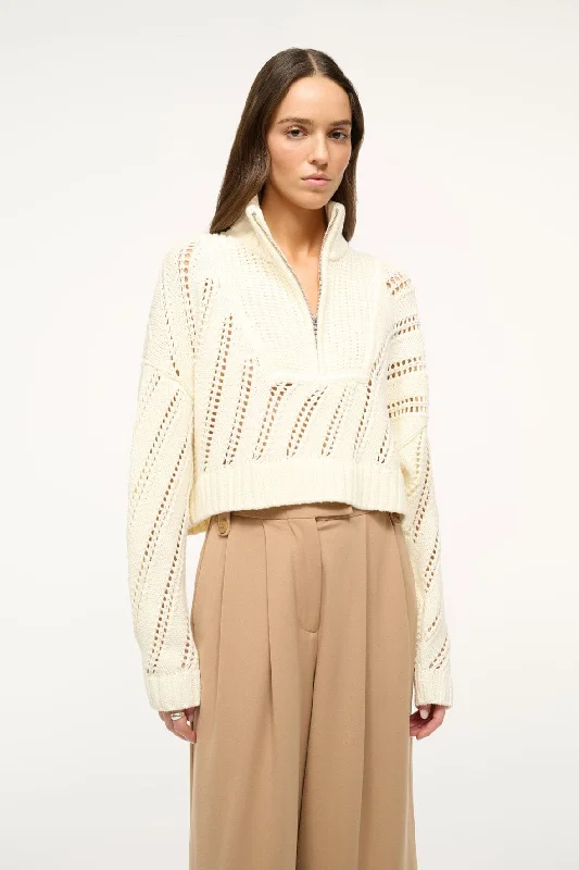 CROPPED HAMPTON SWEATER | IVORY