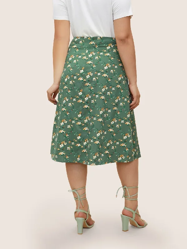 ditsy-floral-print-zipper-fly-cropped-skirt