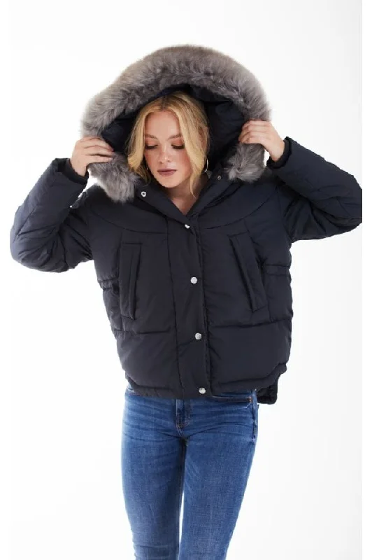 double-second-charcoal-grey-oversized-dip-back-puffer