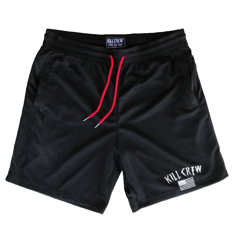 FLAG SHORTS - BLACK