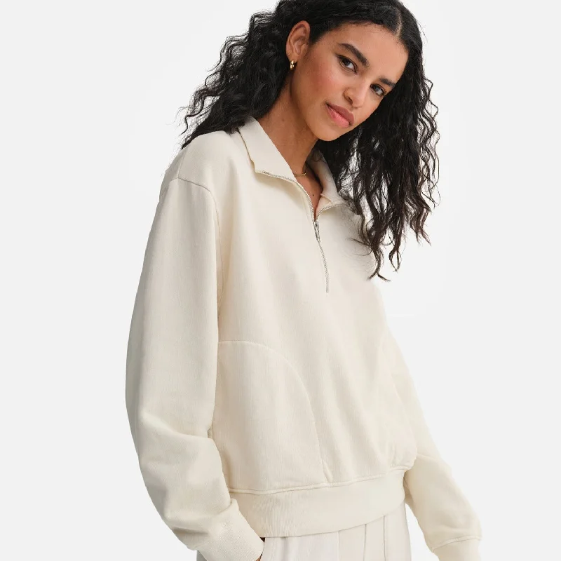 Organic Fleece Half-Zip Sweatshirt