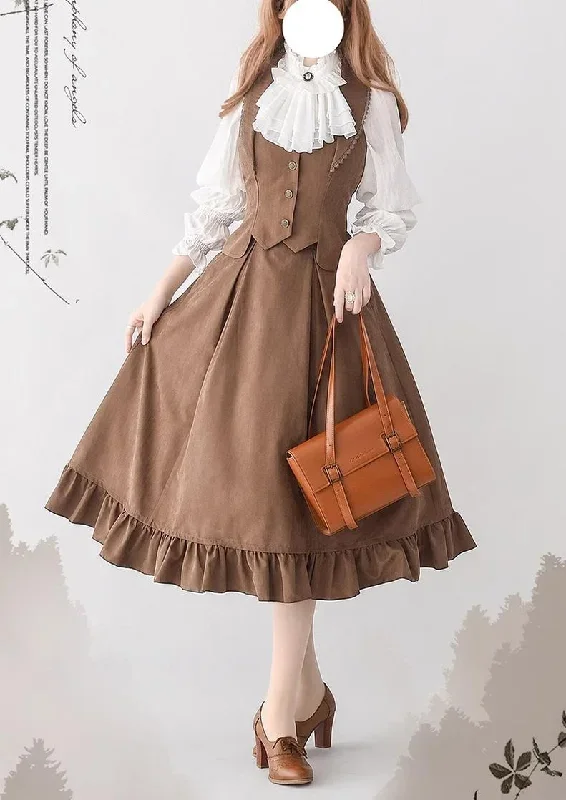 forest-wardrobe-misty-forest-elegant-fishbone-lolita-skirt