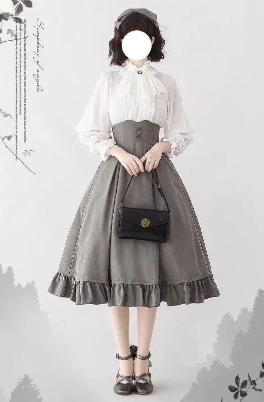 forest-wardrobe-misty-forest-elegant-fishbone-lolita-skirt