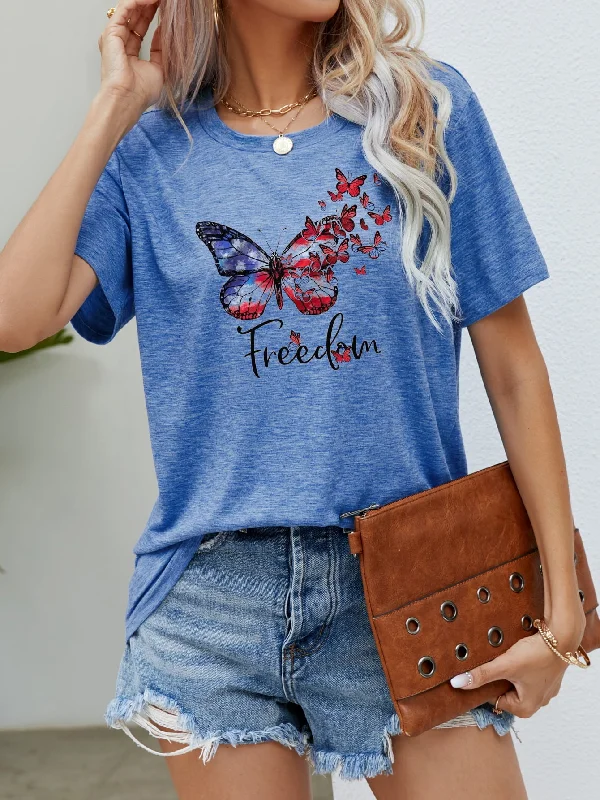 freedom-butterfly-graphic-short-sleeve-tee