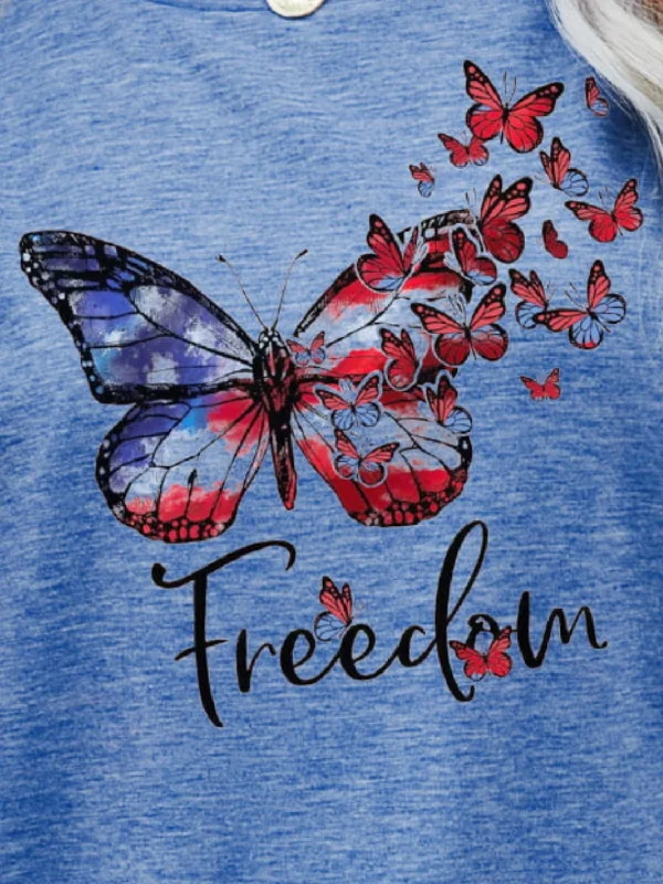 freedom-butterfly-graphic-short-sleeve-tee