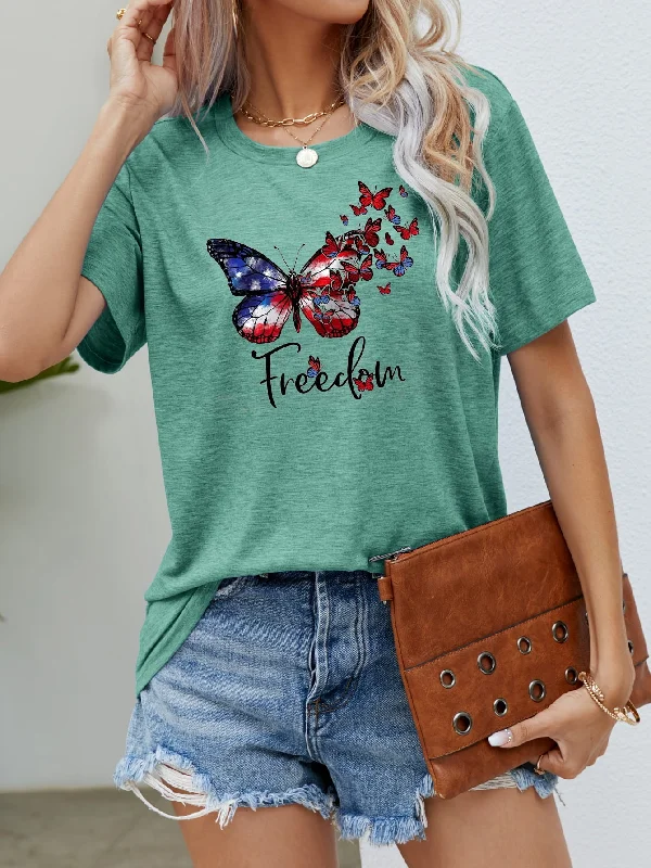 freedom-butterfly-graphic-short-sleeve-tee