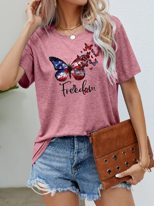 freedom-butterfly-graphic-short-sleeve-tee