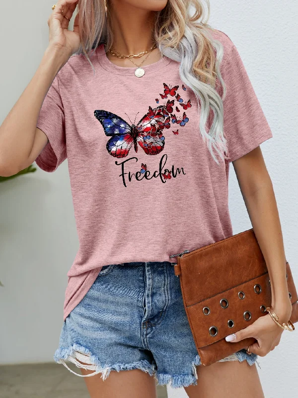 freedom-butterfly-graphic-short-sleeve-tee