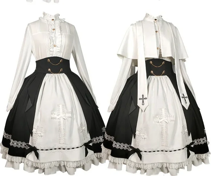 gothic-lolita-prince-skirt-set