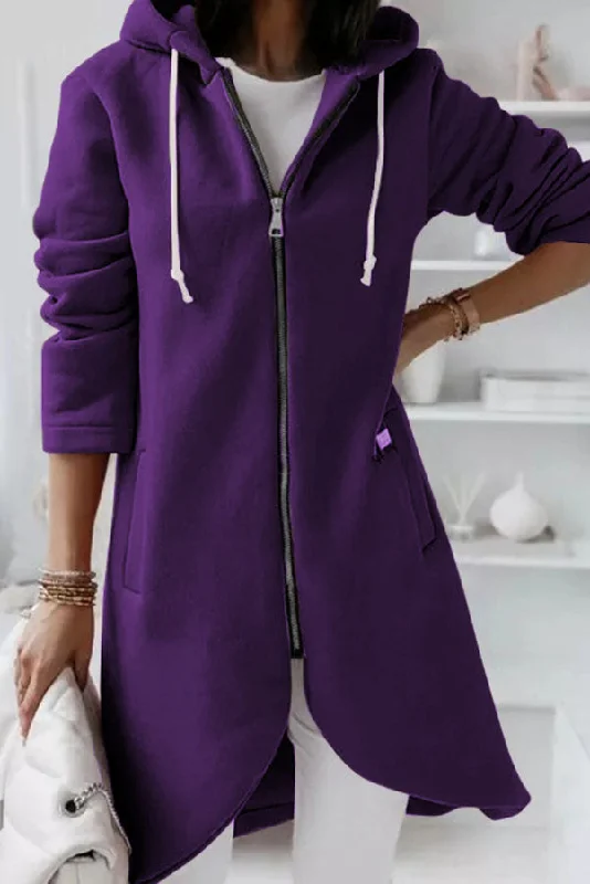 juliana-solid-color-zip-up-hooded-coat