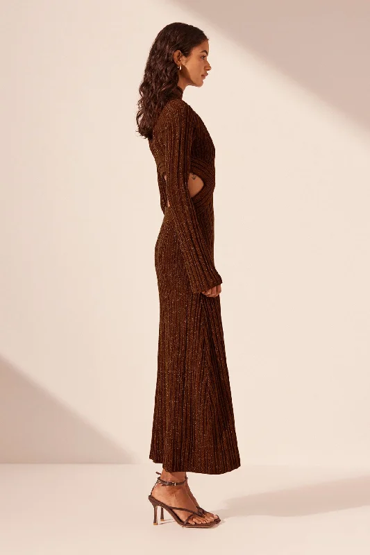 kamari-long-sleeve-cut-out-midi-dress-brandy-brown