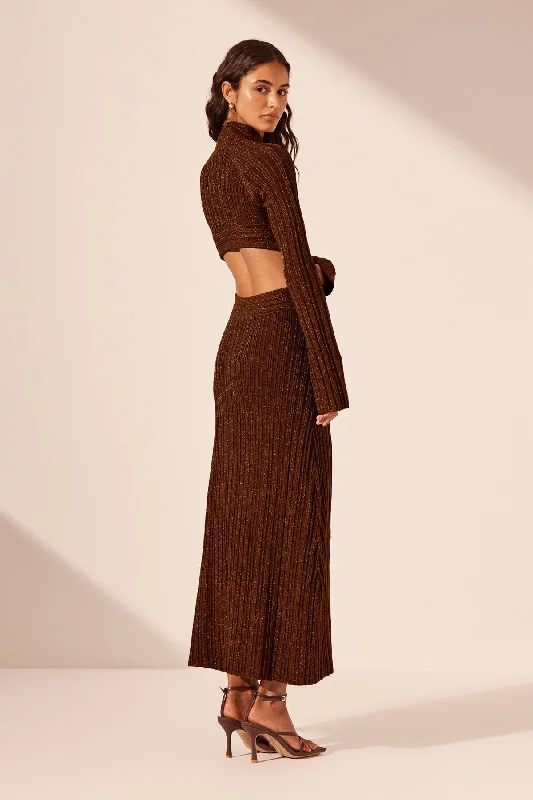 kamari-long-sleeve-cut-out-midi-dress-brandy-brown