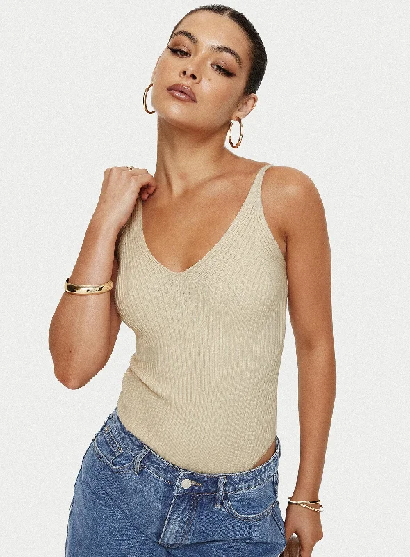 Keenan Bodysuit Beige