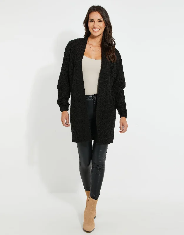 ladies-rozanna-cable-detail-cardigan-black