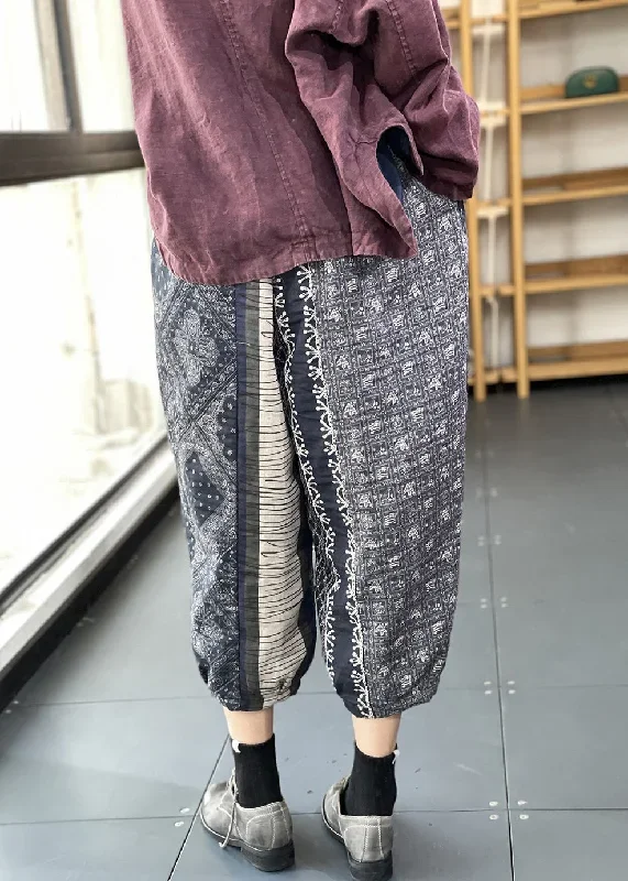 loose-colorblock-print-pockets-patchwork-cotton-crop-pants-summer