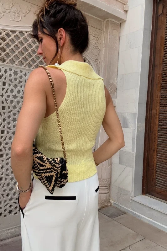 maria-yellow-polo-zip-tank