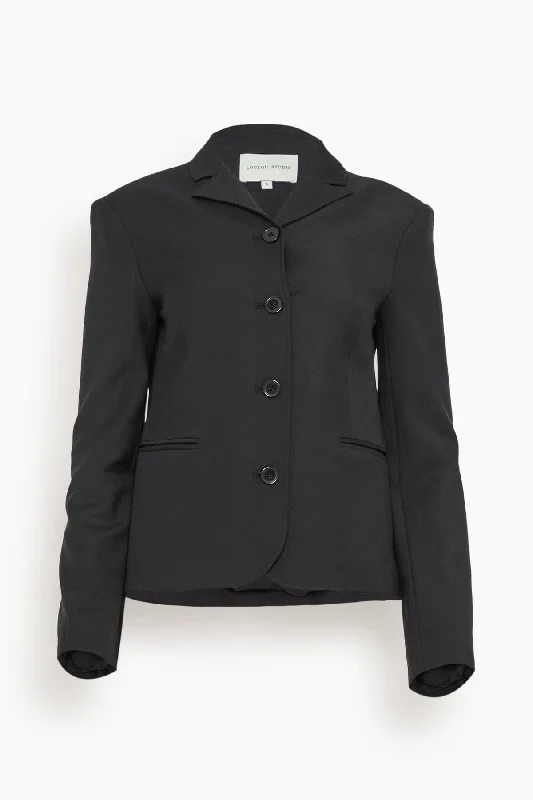 Marnie Cinched Blazer in Black