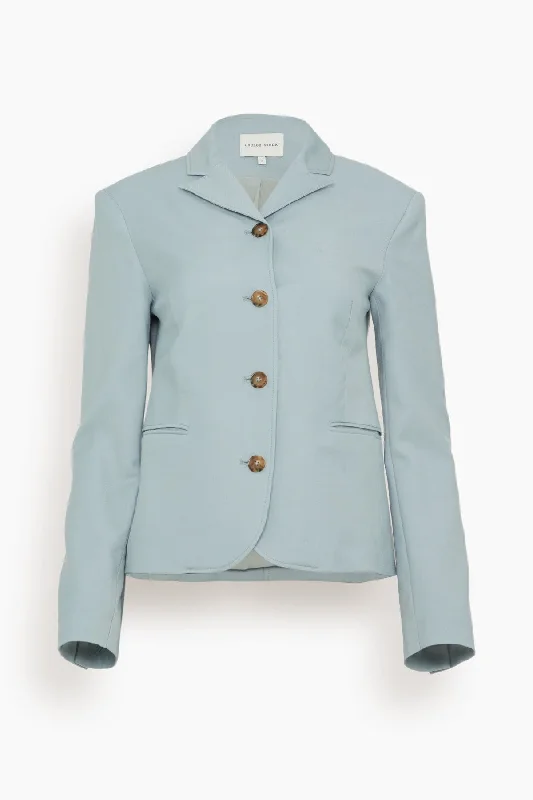 Marnie Cinched Blazer in Foam Green