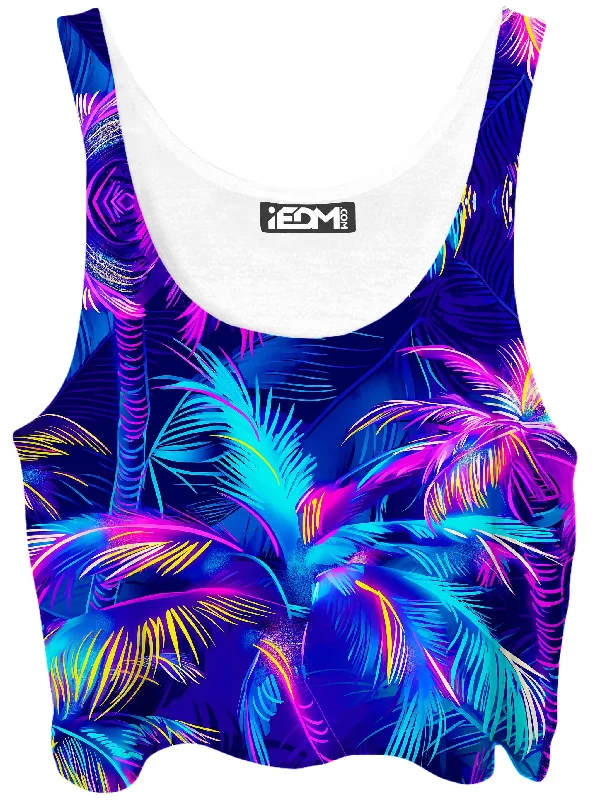 Midnight Paradise Crop Top