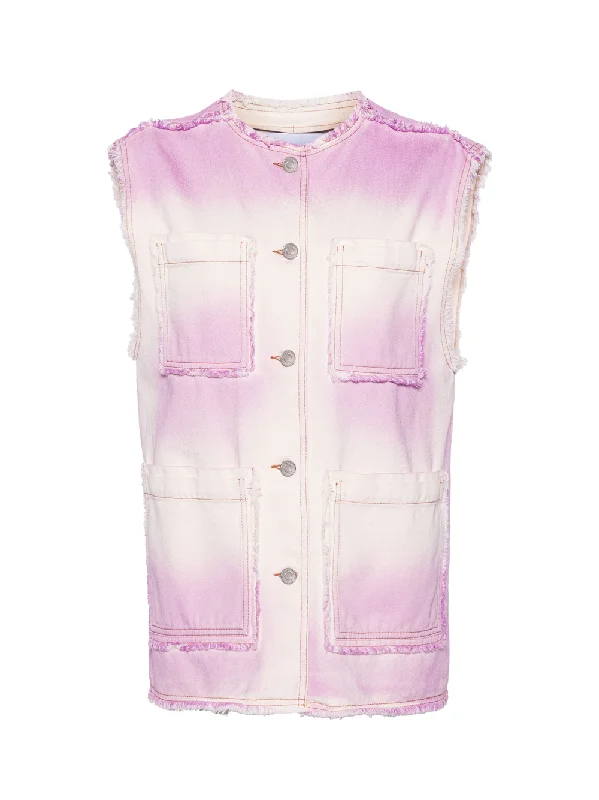 Tie Dye Oversized Vest