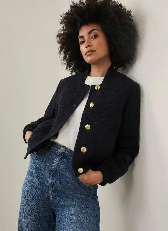 navy-boucle-bomber-jacket