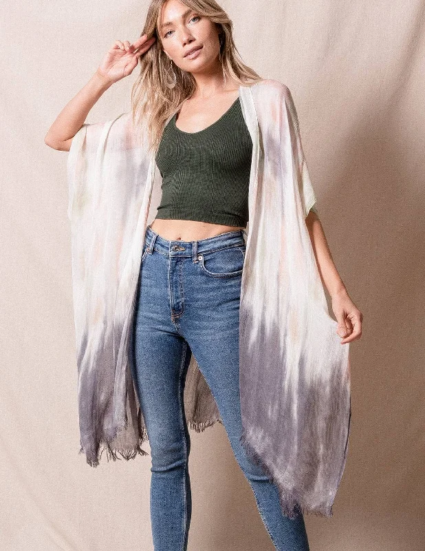 Ombre Tie-Dye Wrap -Shadow