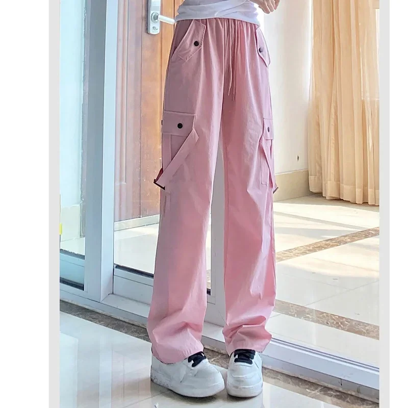 JuliaFashion-Oversize Streetwear Wide Leg Trousers