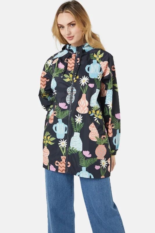 Pretty Vases Raincoat