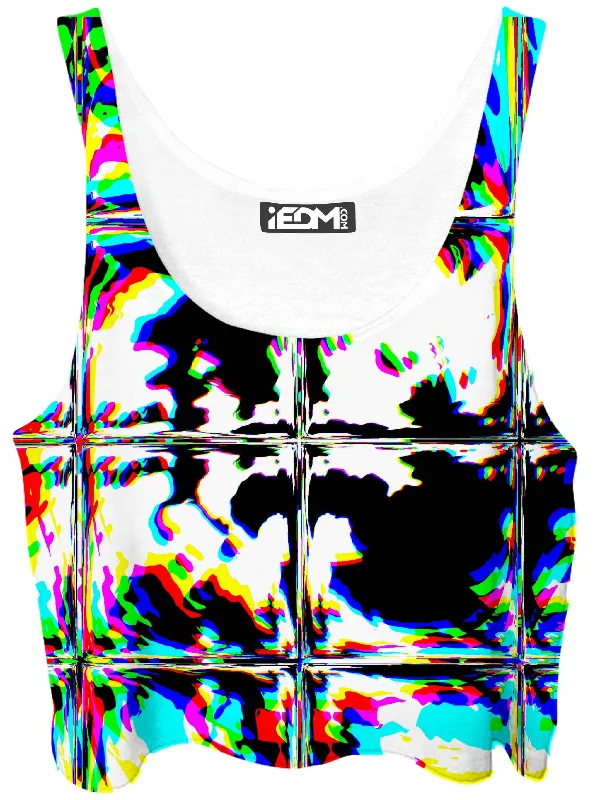 Rave Glitch Og Crop Top