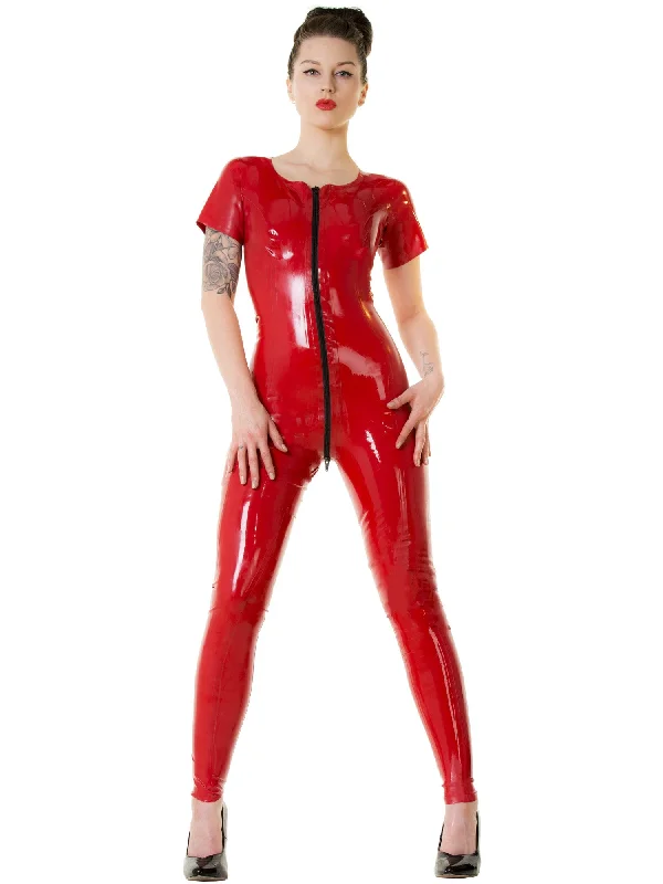 Red Latex Libero Catsuit