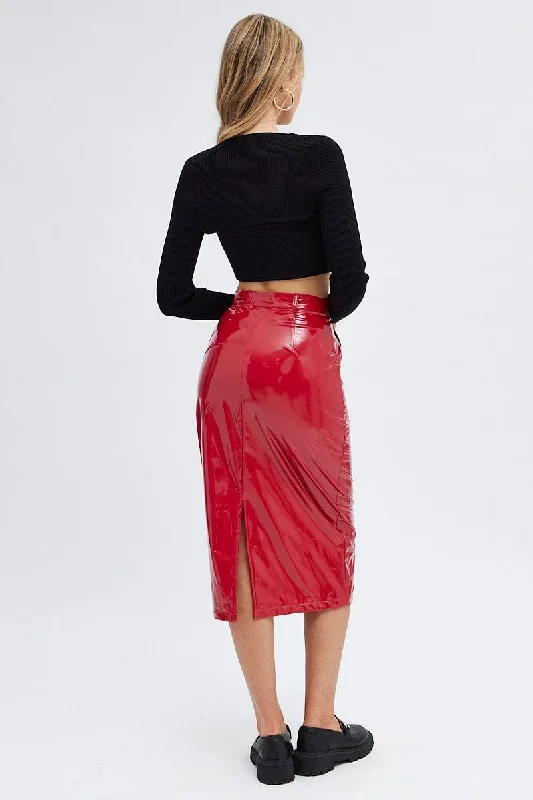 red-midi-skirt-high-rise-pencil-pu-patent-faux-leather-sm0155ax-46cb-1