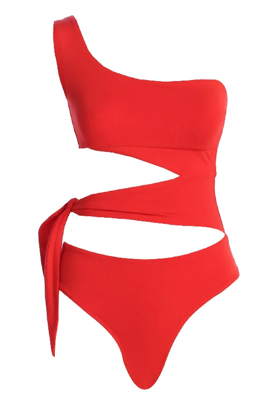 Red Pull Me Closer Bodysuit