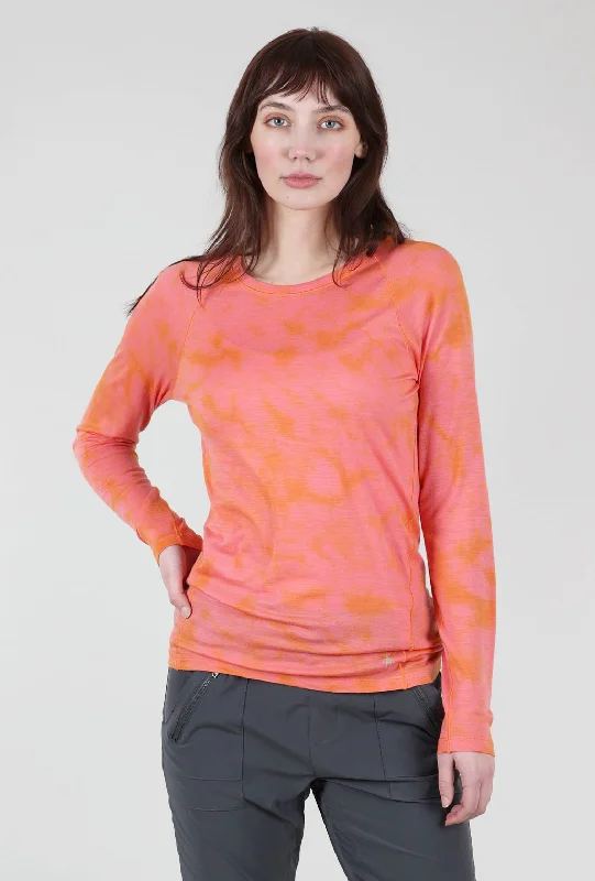 Classic All Season Merino Base Layer, Guava Orange Wash