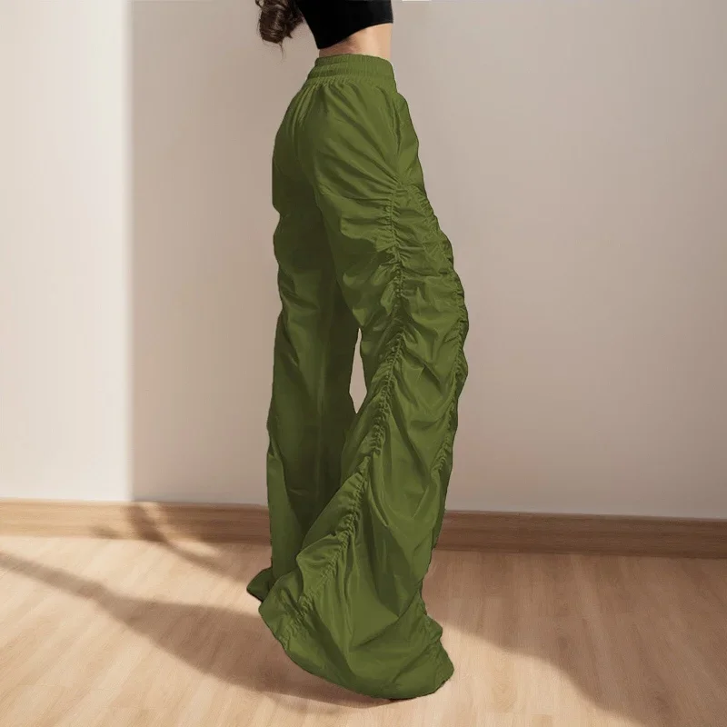 JuliaFashion - 2024 Streetwear Wide Leg Cargo Trousers