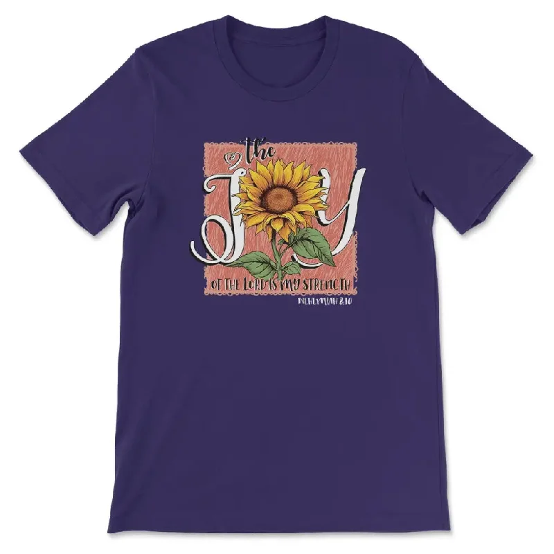 the-joy-of-the-lord-is-my-strength-sunflower-t-shirt