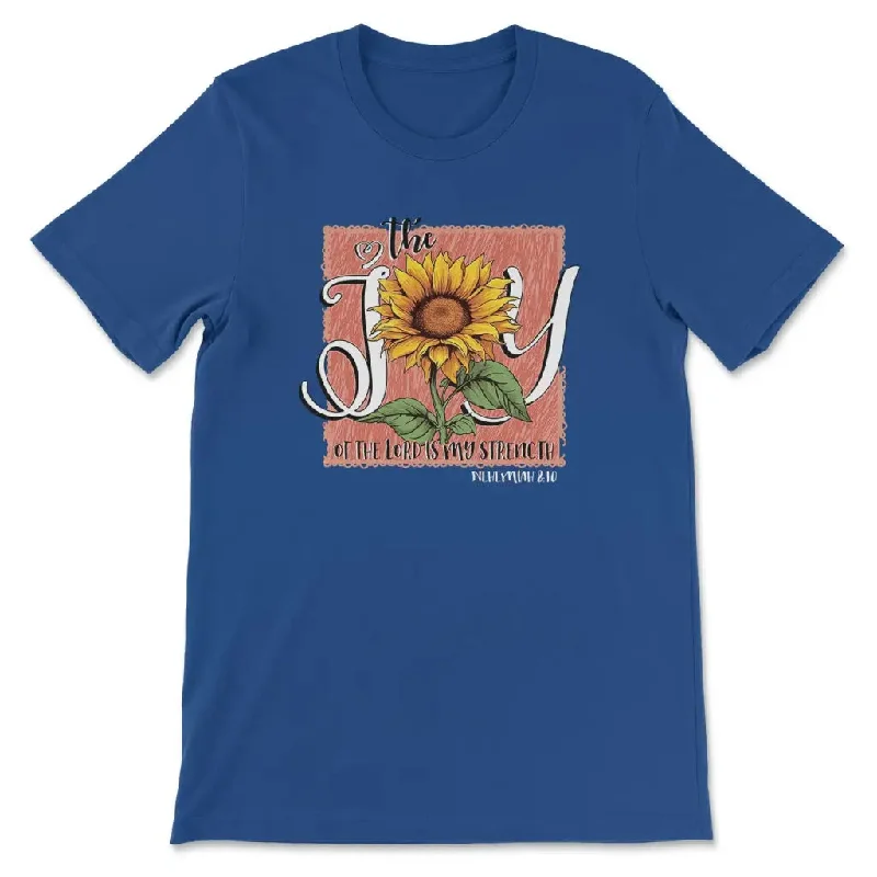 the-joy-of-the-lord-is-my-strength-sunflower-t-shirt