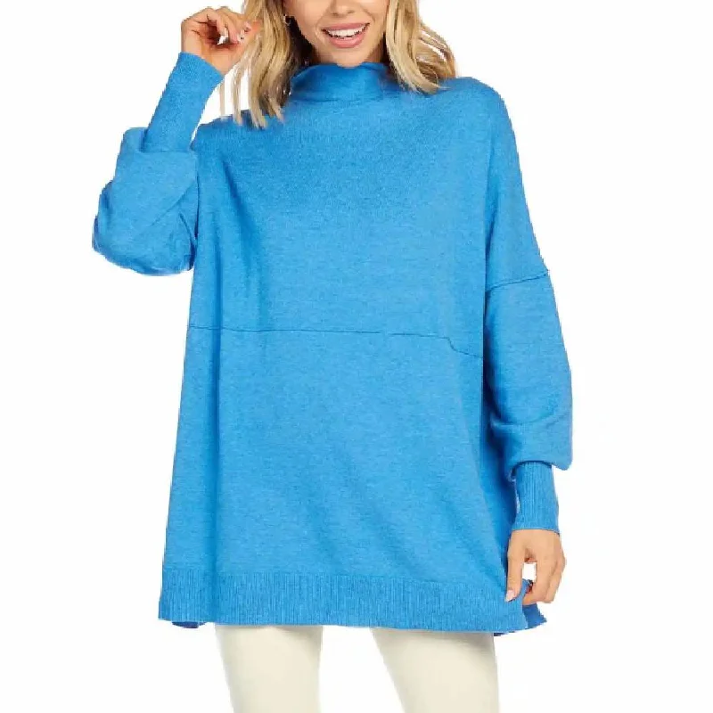 Mud Pie Rivers Mockneck Sweater - Blue