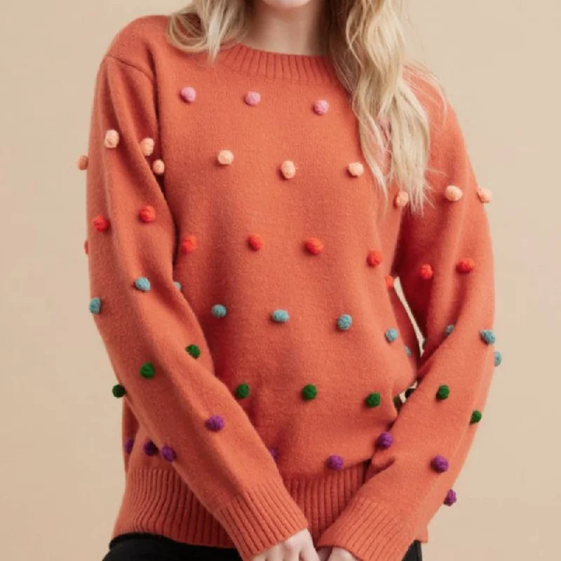 Women's Pom Pom Sweater - FINAL SALE